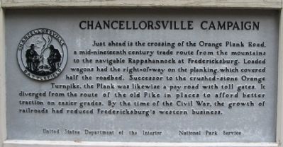 Chancellorsville Campaign Marker. Click for full size. Chancellorsville Campaign Marker image. Click for full size.
