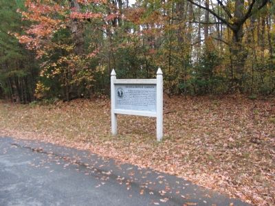 Marker Alongside McLaws Drive. Click for full size. Marker Alongside McLaws Drive image. Click for full size.