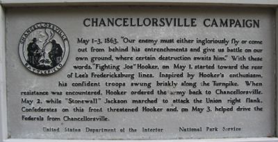 Chancellorsville Campaign Marker image. Click for full size.