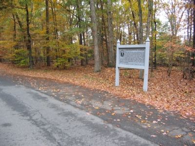 Marker Beside McLaws Drive image. Click for full size.
