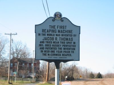 The First Reaping Machine Marker image. Click for full size.