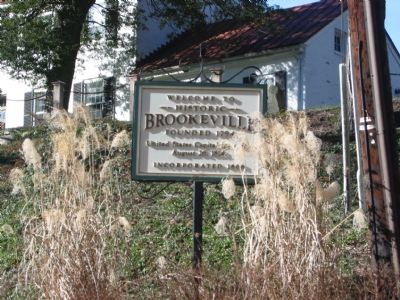 Historic Brookeville Marker image. Click for full size.