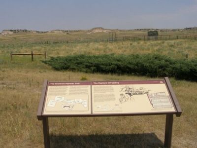 The Mormon Pioneer Trail Marker image. Click for full size.