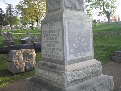 Closeup of Mosby's Men Monument. Click for full size. Closeup of Mosby's Men Monument image. Click for full size.