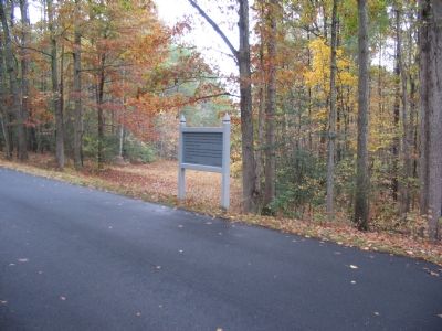 Marker Along McLaws Drive in front of the Cut image. Click for full size.