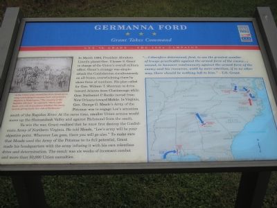 Germanna Ford - Grant Takes Command image. Click for full size.