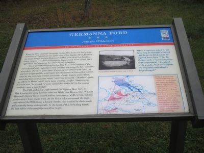 Germanna Ford - Into the Wilderness image. Click for full size.
