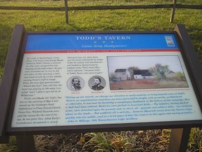 Todd's Tavern - Union Army Headquarters. Click for full size. Todd's Tavern - Union Army Headquarters image. Click for full size.