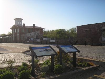 Civil War Trails markers at Petersburg Visitors Center image. Click for full size.