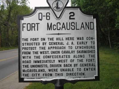 Fort McCausland marker image. Click for full size.