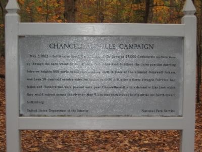 Chancellorsville Campaign Marker image. Click for full size.