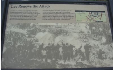 Lee Renews the Attack Marker. Click for full size. Lee Renews the Attack Marker image. Click for full size.