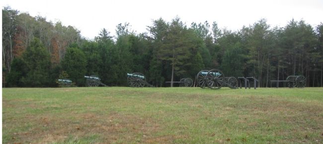 A Battery of Artillery at Hazel Grove. Click for full size. A Battery of Artillery at Hazel Grove image. Click for full size.