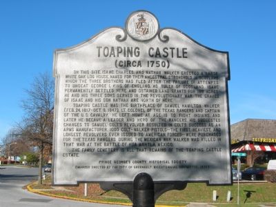 Toaping Castle Marker image. Click for full size.