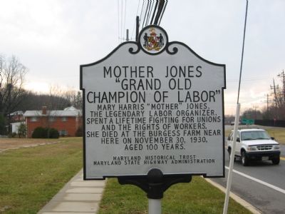 Mother Jones Marker. Click for full size. Mother Jones Marker image. Click for full size.