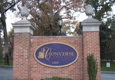 Main Entrance to Converse College. image. Click for full size.