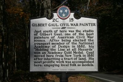 Gilbert Gaul, Civil War Painter Marker image. Click for full size.