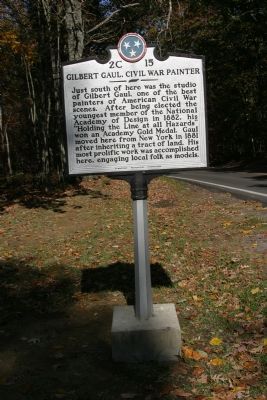 Gilbert Gaul, Civil War Painter Marker. Click for full size. Gilbert Gaul, Civil War Painter Marker image. Click for full size.