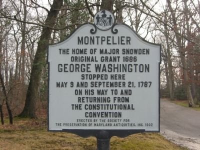 Montpelier Marker. Click for full size. Montpelier Marker image. Click for full size.