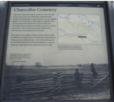 Chancellor Cemetery Marker image. Click for full size.