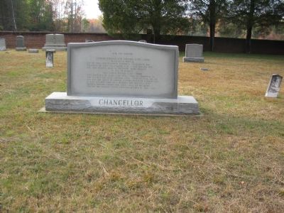 Headstones in the Chancellor Cemetery image. Click for full size.