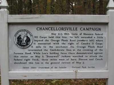 Chancellorsville Campaign Marker. Click for full size. Chancellorsville Campaign Marker image. Click for full size.