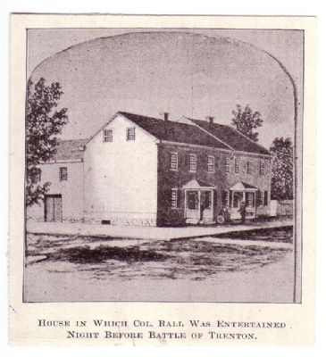 Drawing of the Abraham Hunt House. Click for full size. Drawing of the Abraham Hunt House image. Click for full size.