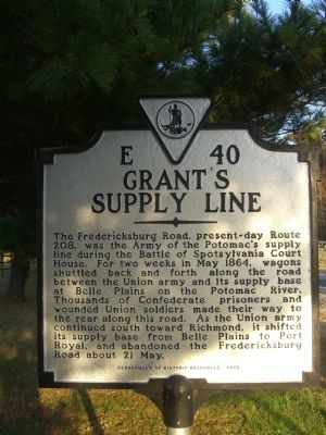 Grant's Supply Line Marker image. Click for full size.