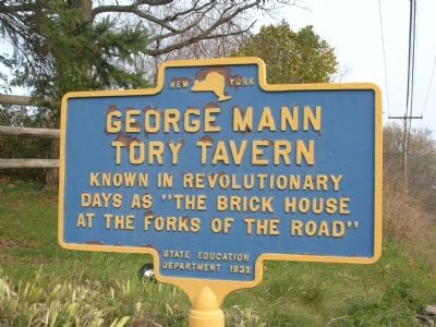 George Mann Tory Tavern Marker image. Click for full size.