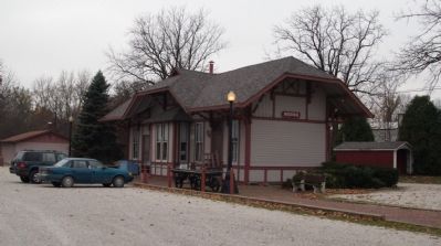 Covered Bridge Capital Center - - In 1883 Railroad Depot image. Click for full size.