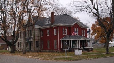 Vermillion County Jail and Marker. Click for full size. Vermillion County Jail and Marker image. Click for full size.