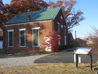 Zion Methodist Church and Marker image. Click for full size.