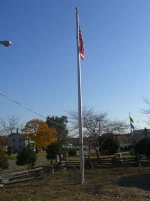 Zion United Methodist Church Flagpole image. Click for full size.