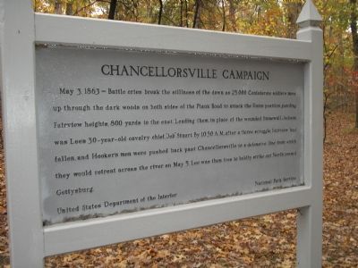 Chancellorsville Campaign marker image. Click for full size.
