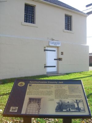 Spotsylvania County Jail Marker. Click for full size. Spotsylvania County Jail Marker image. Click for full size.