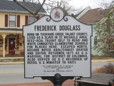 Frederick Douglass Marker image. Click for full size.