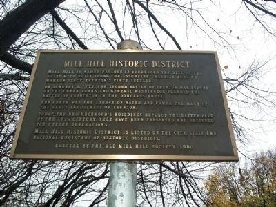 Mill Hill Historic District Marker image. Click for full size.