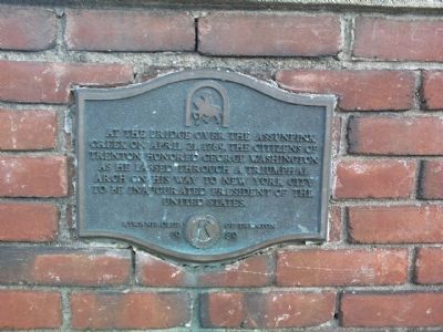 Washington’s Triumphal Arch Marker. Click for full size. Washington’s Triumphal Arch Marker image. Click for full size.
