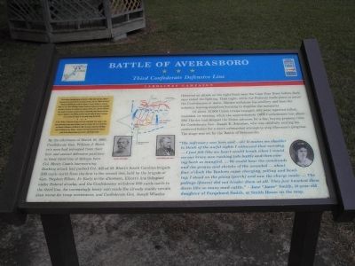 Battle of Averasboro - Third Confederate Defensive Line image. Click for full size.
