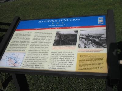 Hanover Junction Civil War Trails marker image. Click for full size.