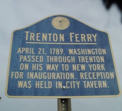 Trenton Ferry Marker image. Click for full size.