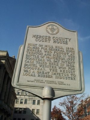 Mercer County Courthouse Marker image. Click for full size.