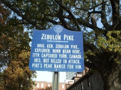 Zebulon Pike Marker. Click for full size. Zebulon Pike Marker image. Click for full size.