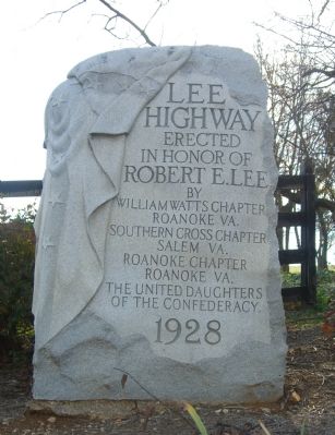 Lee Highway Marker image. Click for full size.