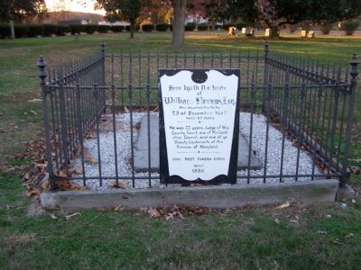 Grave of William Stevens in Rehoboth Church Cemetery, Somerset County, MD image. Click for full size.
