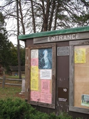 John Sevier Farmstead Marker. Click for full size. John Sevier Farmstead Marker image. Click for full size.