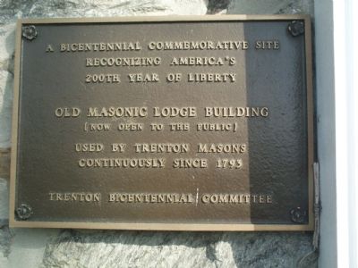 Old Masonic Lodge Building Marker image. Click for full size.
