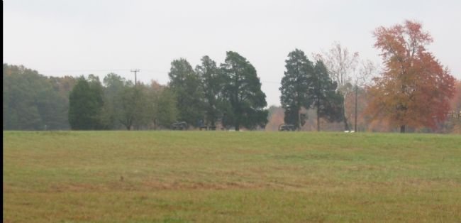 From the Marker Looking toward the Chancellorsville Inn Site. Click for full size. From the Marker Looking toward the Chancellorsville Inn Site image. Click for full size.