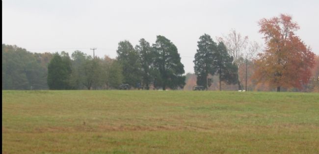 From the Marker Looking toward the Chancellorsville Inn Site image. Click for full size.