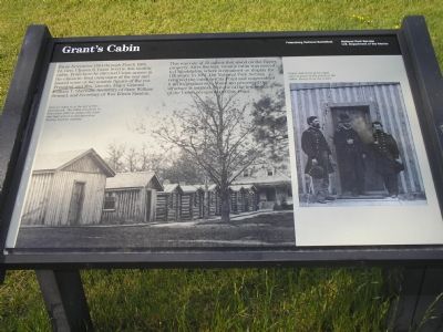 Grant's Cabin marker. Click for full size. Grant's Cabin marker image. Click for full size.